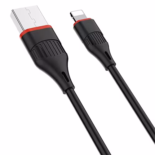 کابل تبدیل USB به لایتنینگ بروفون مدل BX17 طول 1 متر