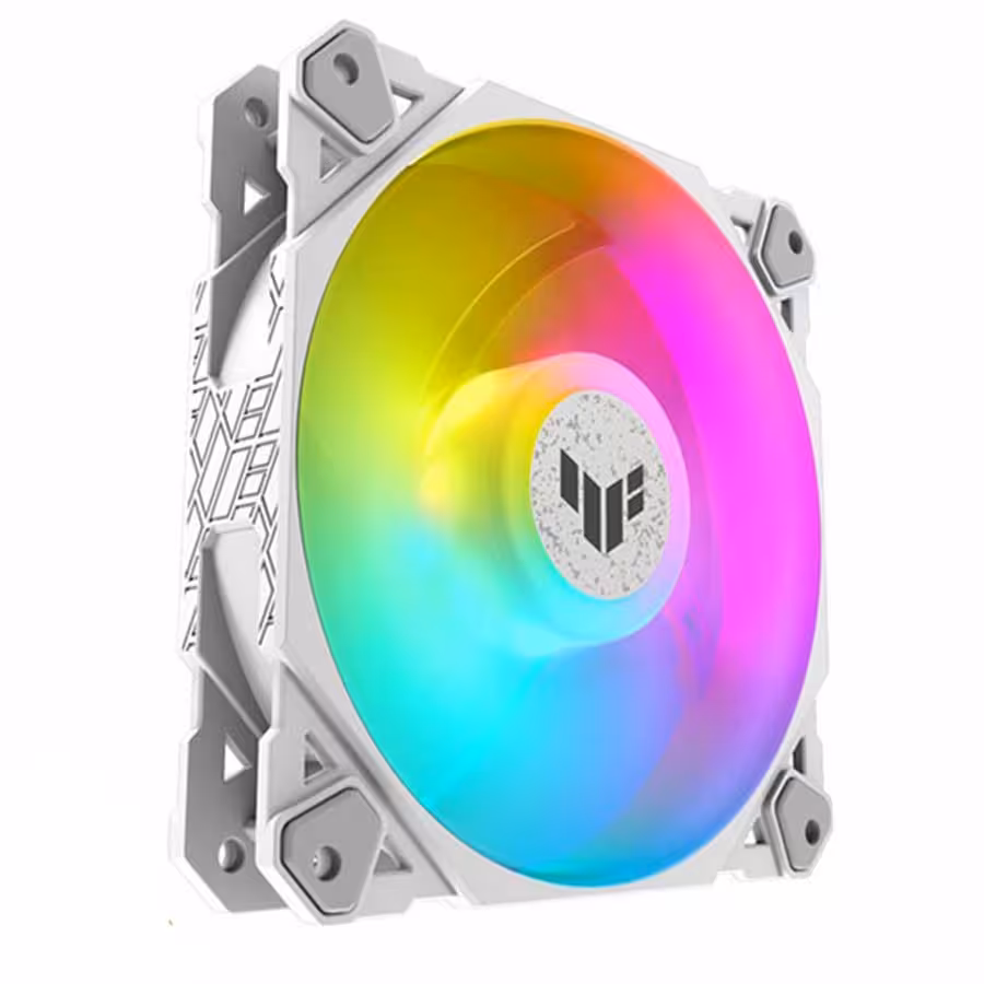 قیمت و خرید فن خنک کننده کیس کامپیوتر ایسوس مدل TUF Gaming TF120 ARGB White | یاس ارتباط