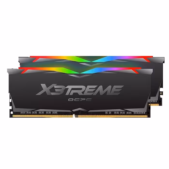 رم کامپیوتر او سی پی سی مدل X3 RGB Black DDR4 با حافظه 16 گیگابایت و فرکانس 4000 مگاهرتز