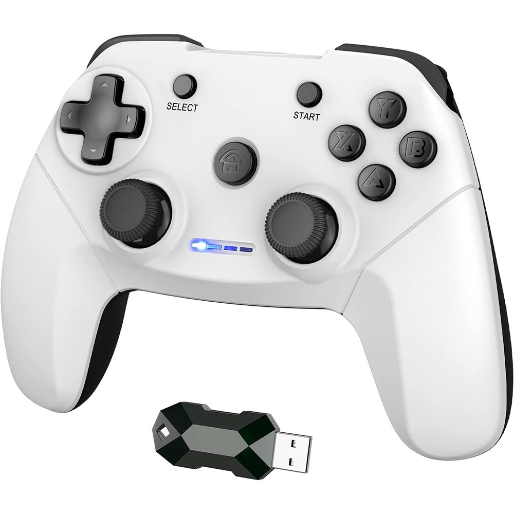 دسته ی بازی بی سیم 2.4G برای PC و PS3 با لرزش دوگانه