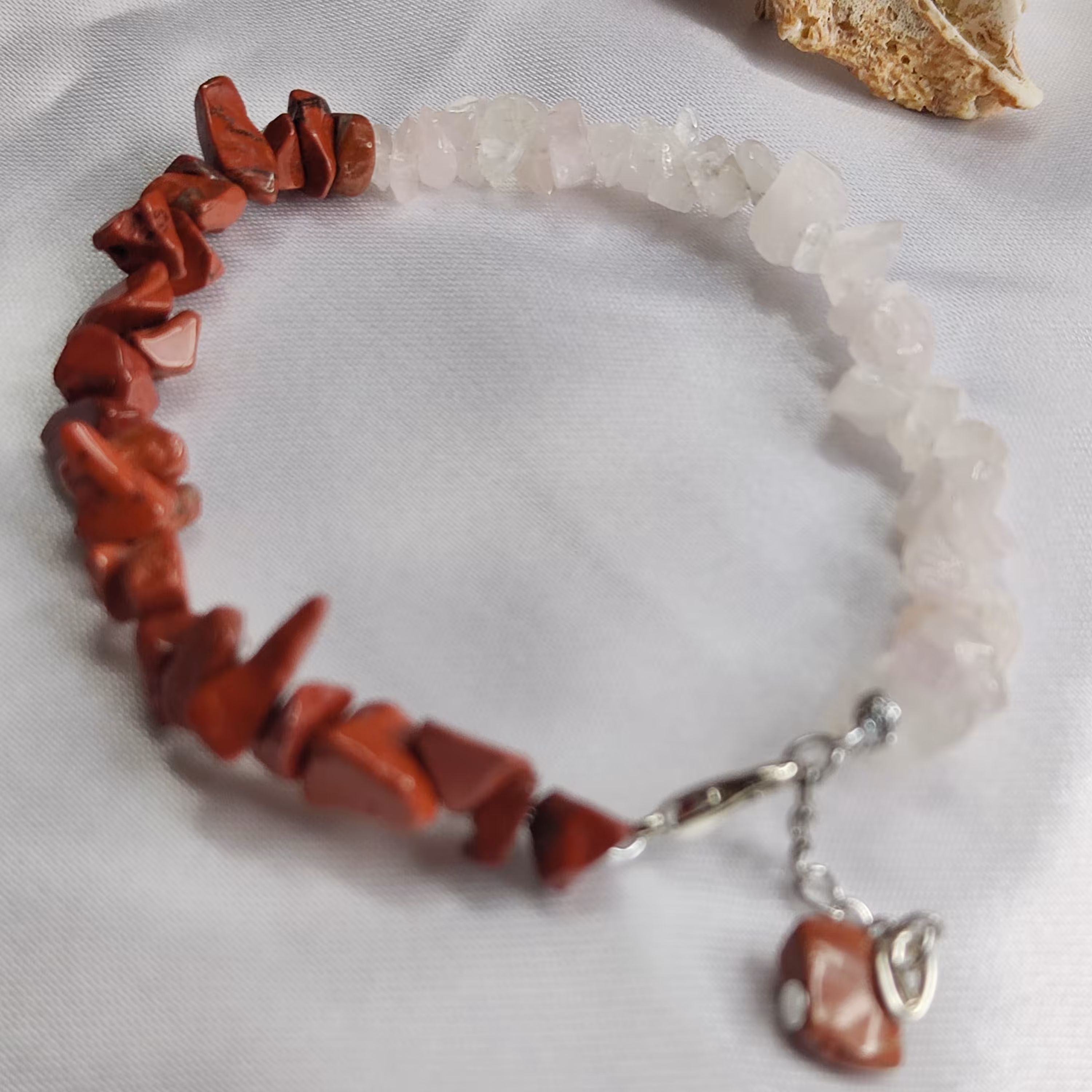 دستبند جاسپر رزکوارتز 