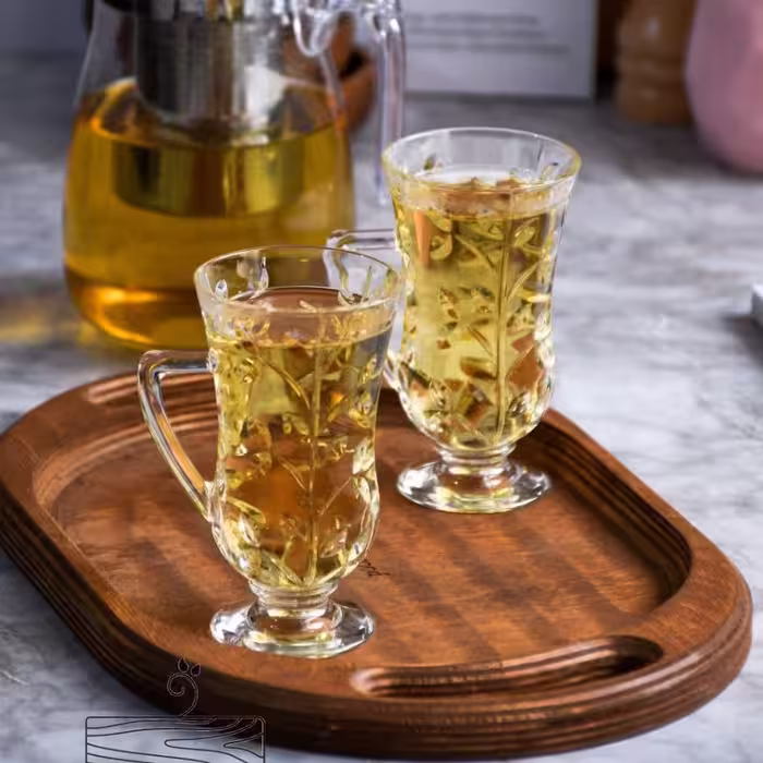 سینی چوبی بیضی کوچک