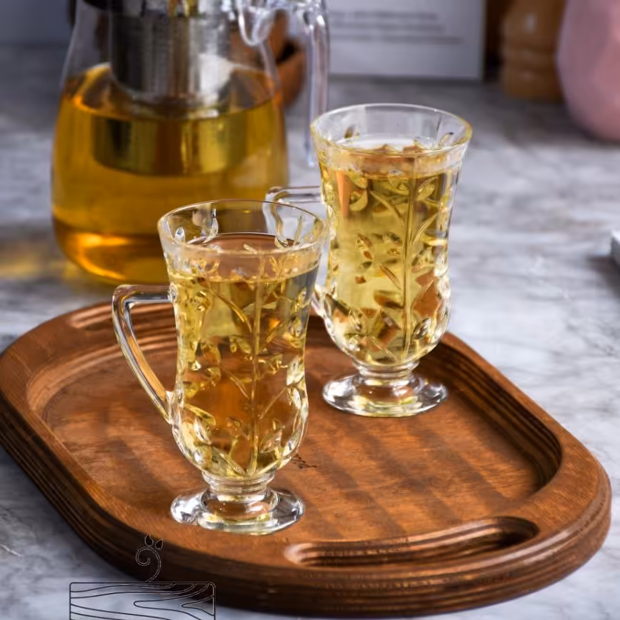 سینی چوبی بیضی کوچک