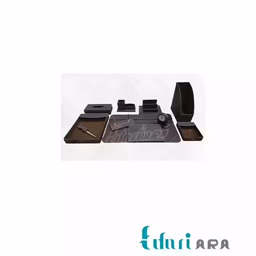 ست رو میزی اداری چرمی 12 تیکه کد 01