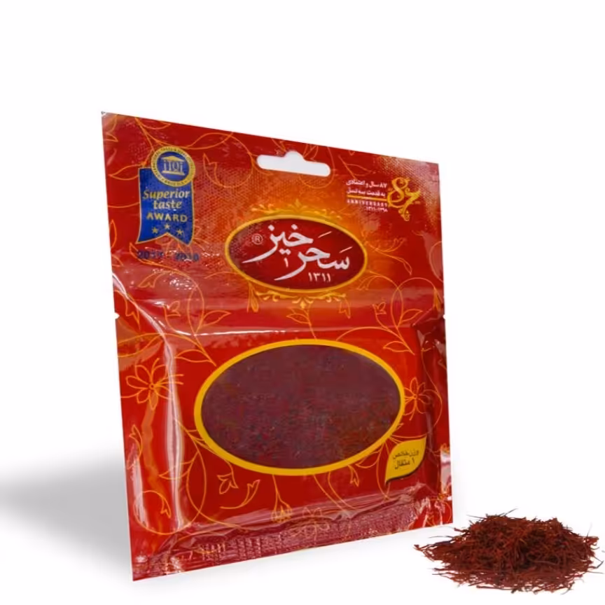 زعفران سرگل یک مثقال 20عددی سحرخیز