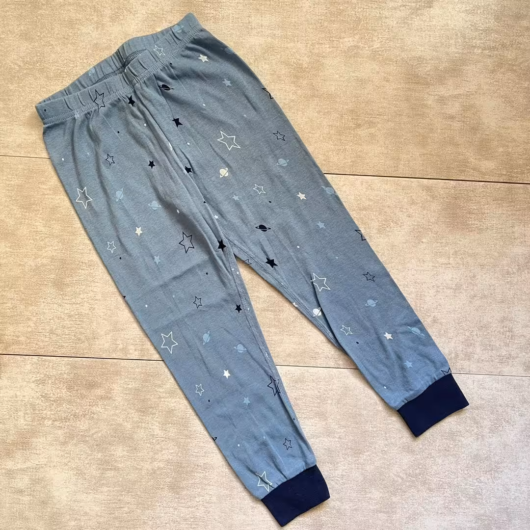 شلوار راحتی بچگانه 3 تا 5 سال نخی مچ کشدار 