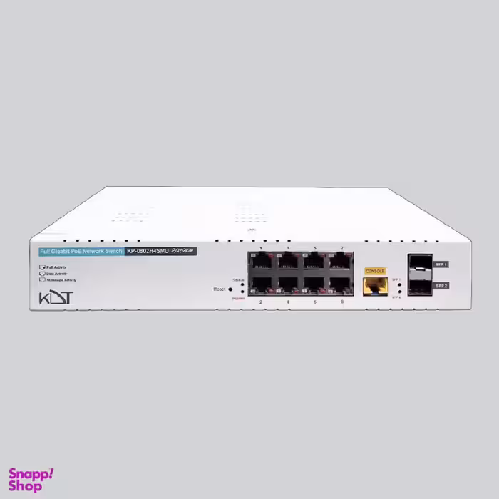 سوییچ 10 پورت کی دی نی مدل KDT KP-0802H4SMU