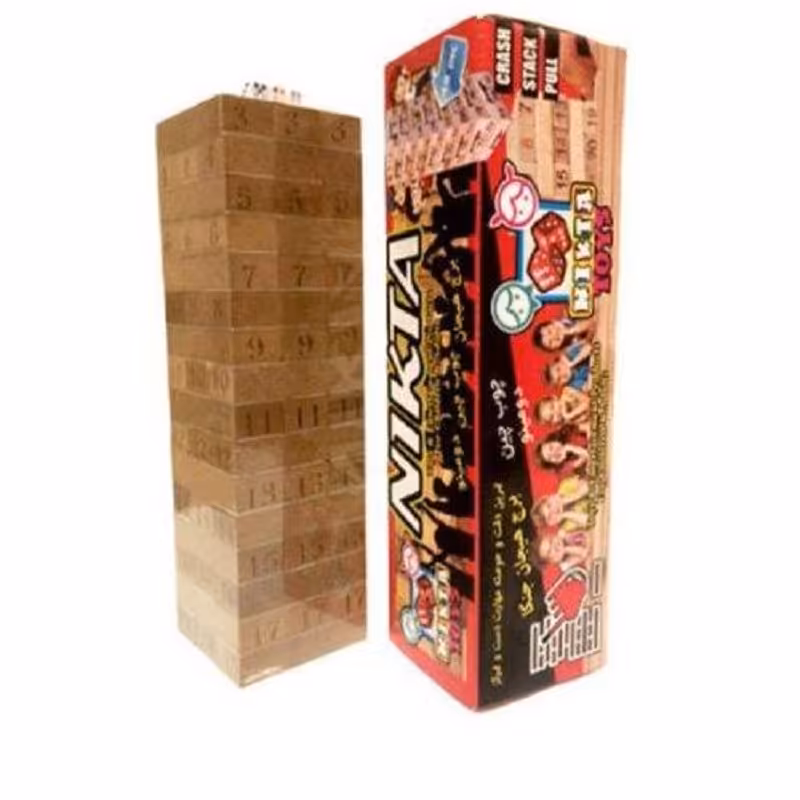 (فروش عمده) 20 عدد برج هیجان نیکتا جنگا - کارتنی