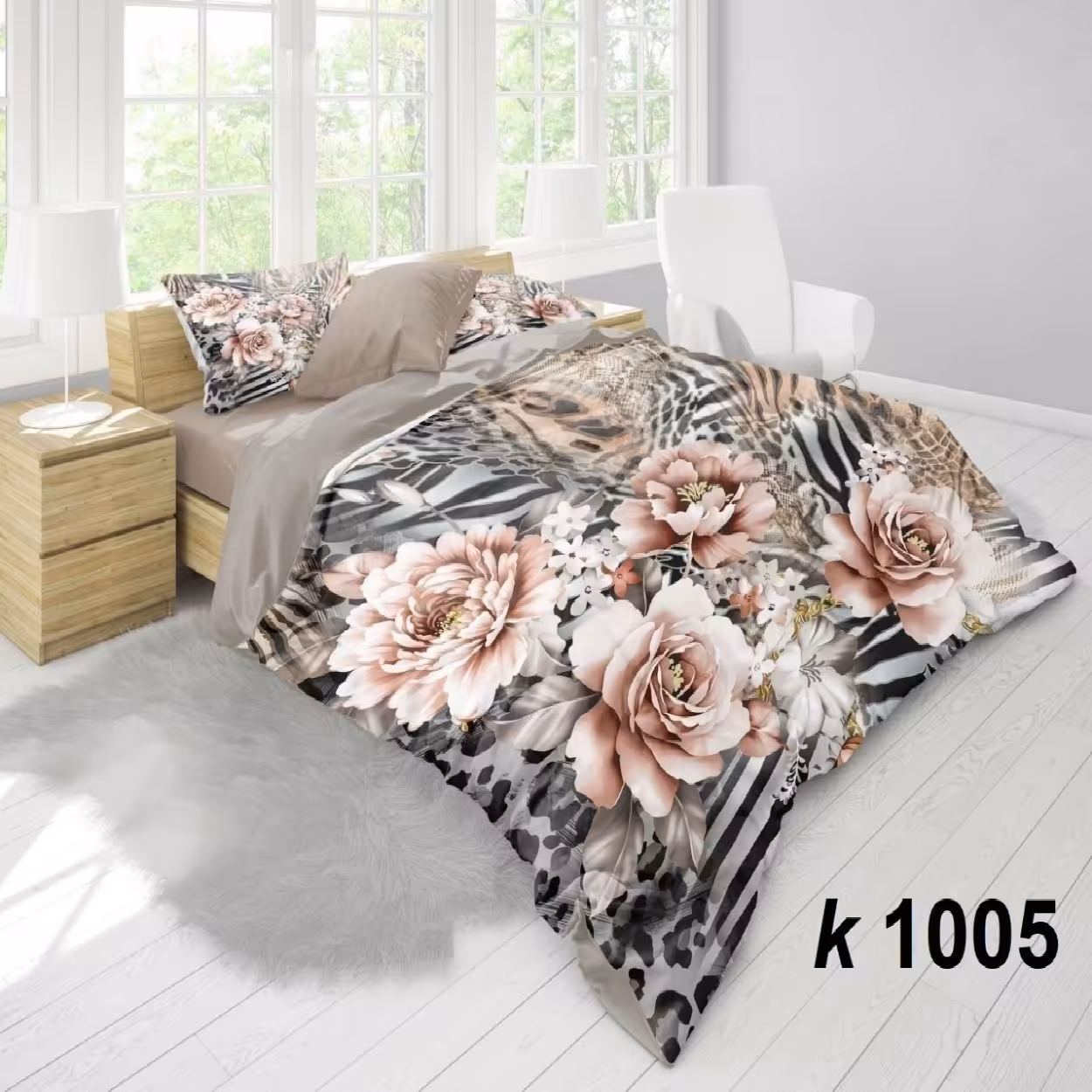 سرویس روتختی ترک إو turkev کد K-1005 دونفره 6 تکه