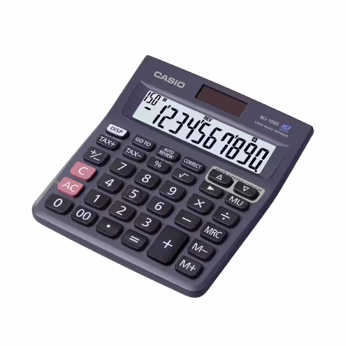 ماشین حساب کاسیو مدل MJ-100D