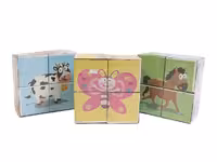 پازل مکعبی 6 وجهی طرح حیوانات(10*10) آرمان فردا Af Toys