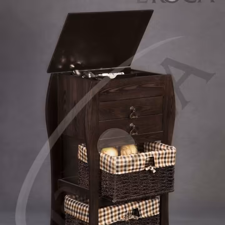 سبد سیب زمینی و پیاز 2سبد 2کشو جاقاشقی دار (هزینه ارسال بعهده خریدار میباشد)