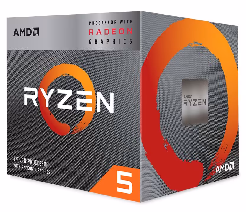 سی پی یو ای ام دی مدل رایزن5 3400 جی با فرکانس 3.7 گیگاهرتز