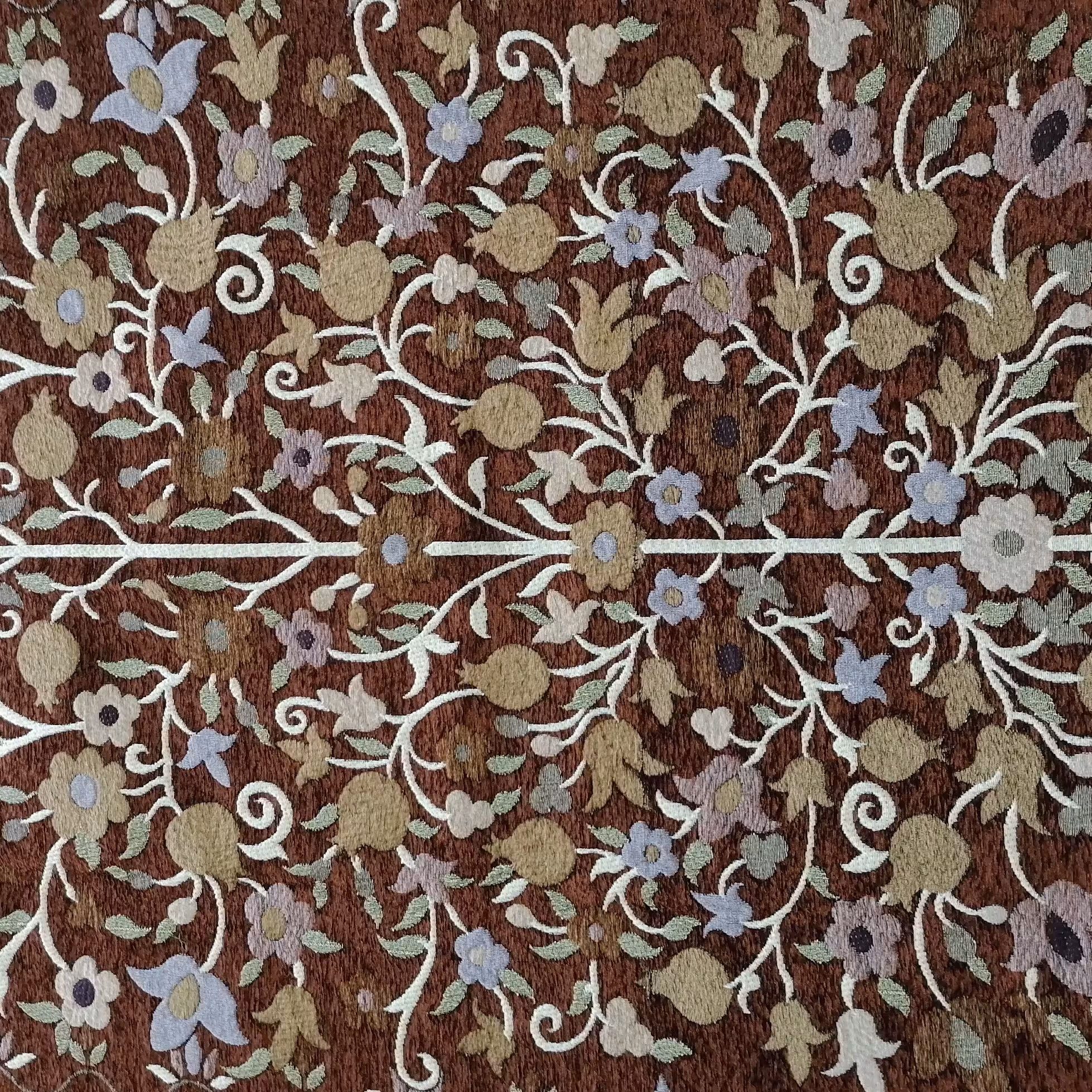 روفرشی اناری مخمل سنگین