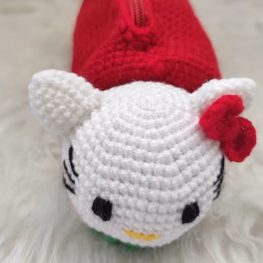 جامدادی کیتی کاملا دستبافت و قابل شستشو