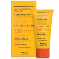 ضد آفتاب بژ نرمال پوست هشک و حساس کاربا SPF50