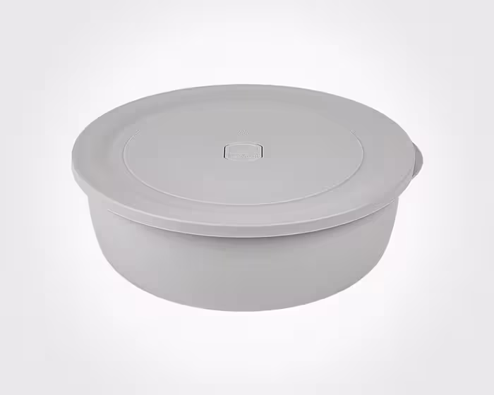 کاسه گرد دربدار 4 لیتر لیمون کد  2333