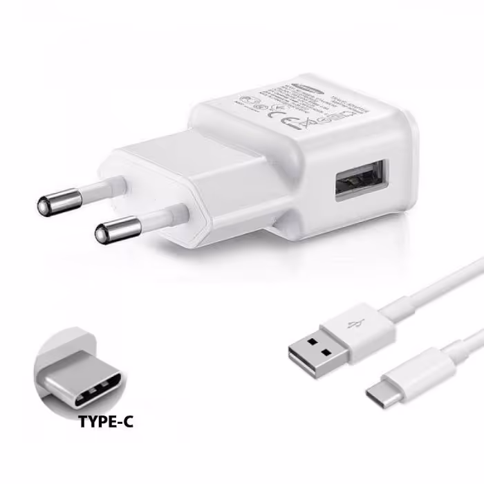 آداپتور فست به همراه کابل رنگ سفید قابلیت شارژ فست انواع گوشی های برند های دیگر را دارد