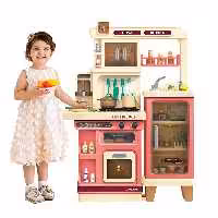 آشپزخانه کودک بزرگ 57 تکه رنگ صورتی کد 888B