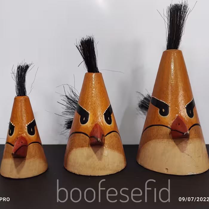 دکوری انگری بردز چوبی