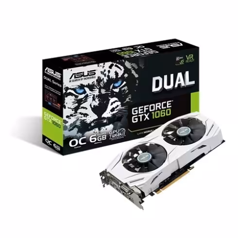 کارت گرافیک ایسوس DUAL GTX1060 O6G