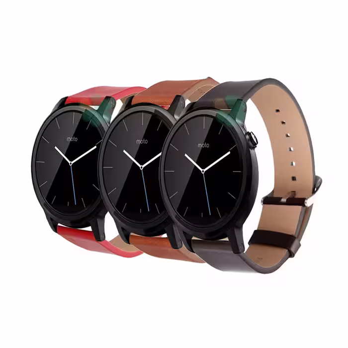 بند چرمی ساعت هوشمند موتورولا موتو 360 نسل دوم 46mm
