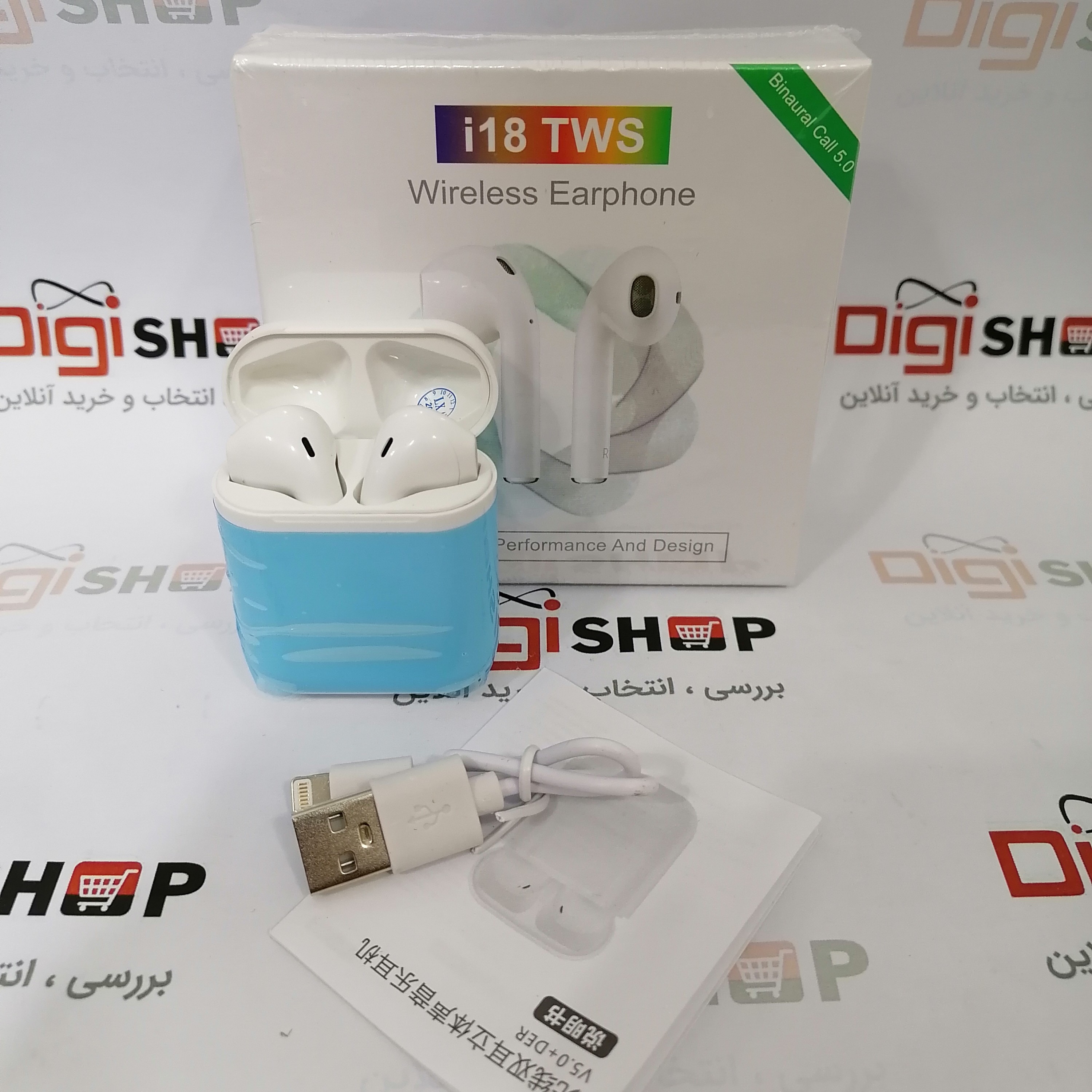 ایرپاد i18TWS اورجینال جفت لمسی کیفیت فول (ورژن 5 new) ارسال رایگان 