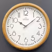 ساعت دیواری چوبی باروک