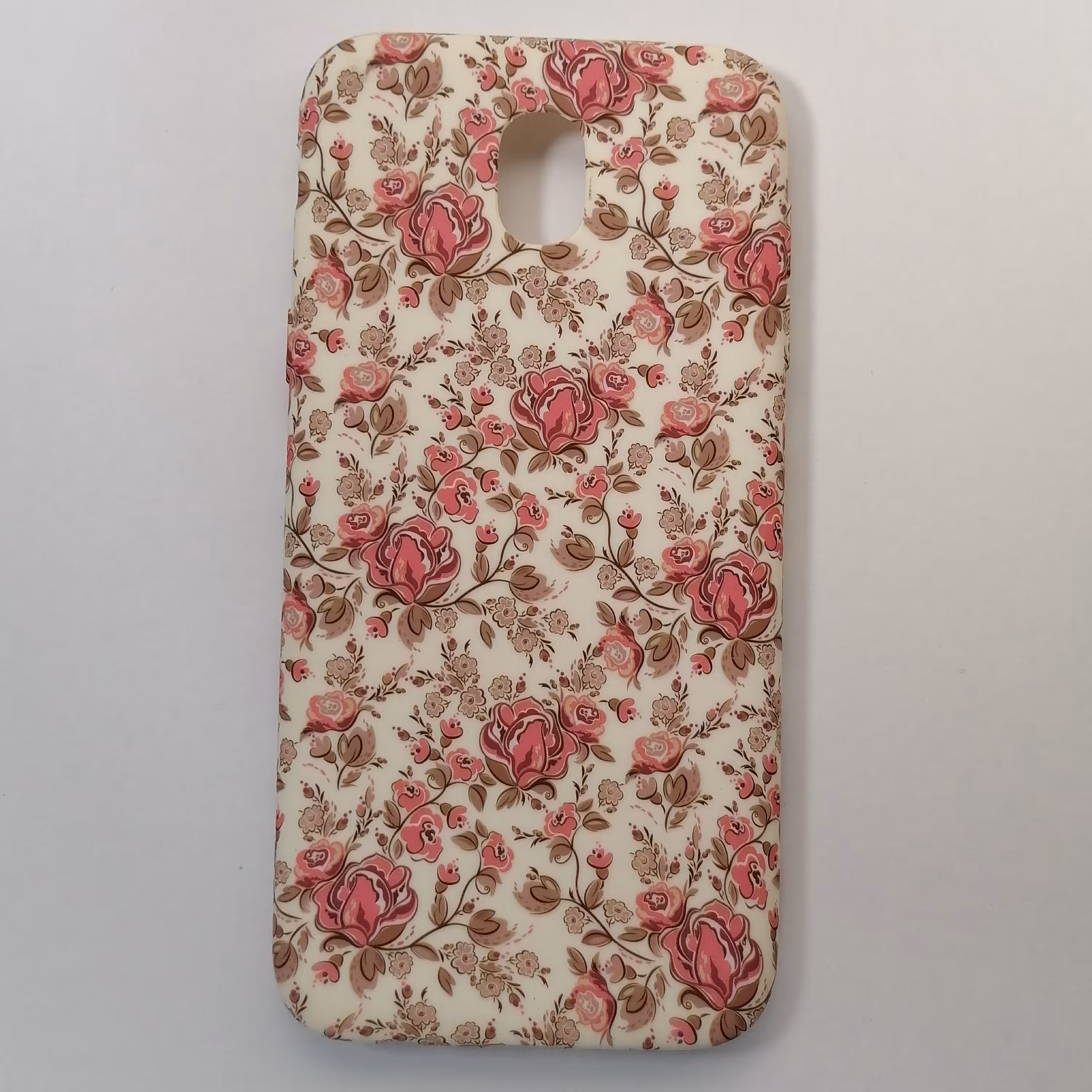 قاب موبایل ژله ای طرح گل مناسب برای سامسونگ J5 Pro