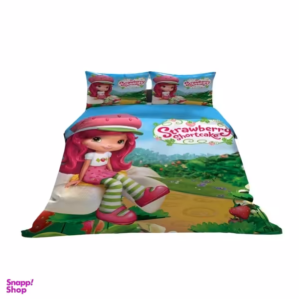 سرویس خواب مدل دختر توت فرنگی یک نفره 4 تکه کد R7998