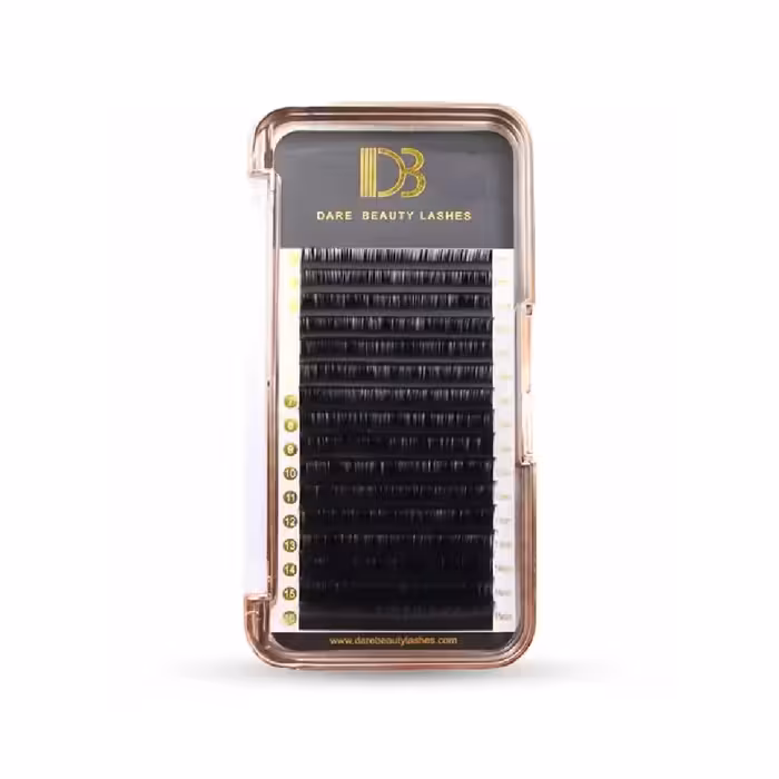 پالت مژه اکستنشن والیوم 16 لاین دی بی DB تک سایز 08 ضخامت 0.07 فر D - فروشگاه میرکمالی