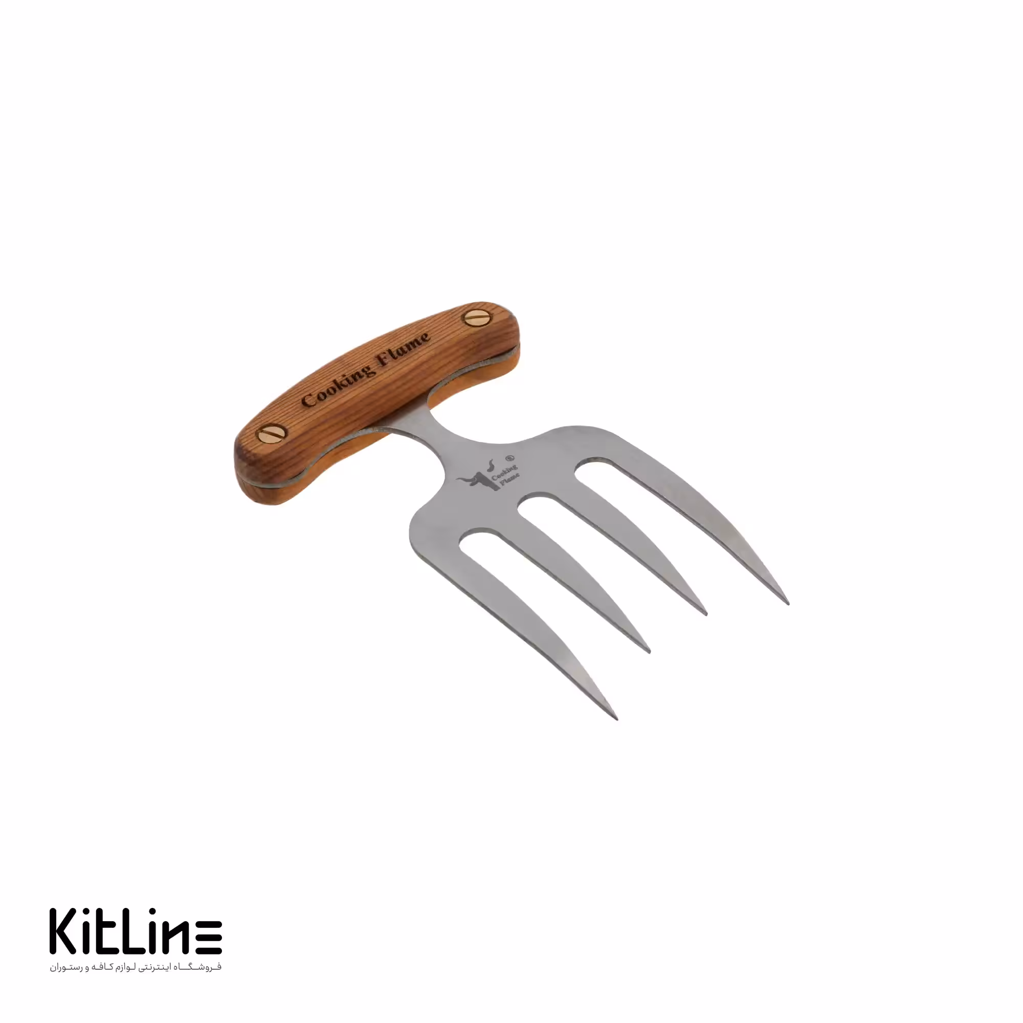 چنگال سرو مشتی استیل مدل KH15 کوکینگ فلیم (Cooking Flame)