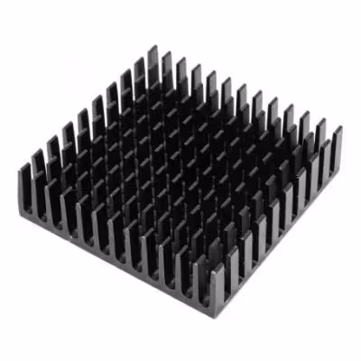 مجموعه 5 عددی هیت سینک سایز 4x4cm مخصوص المان سردکننده رنگ مشکی