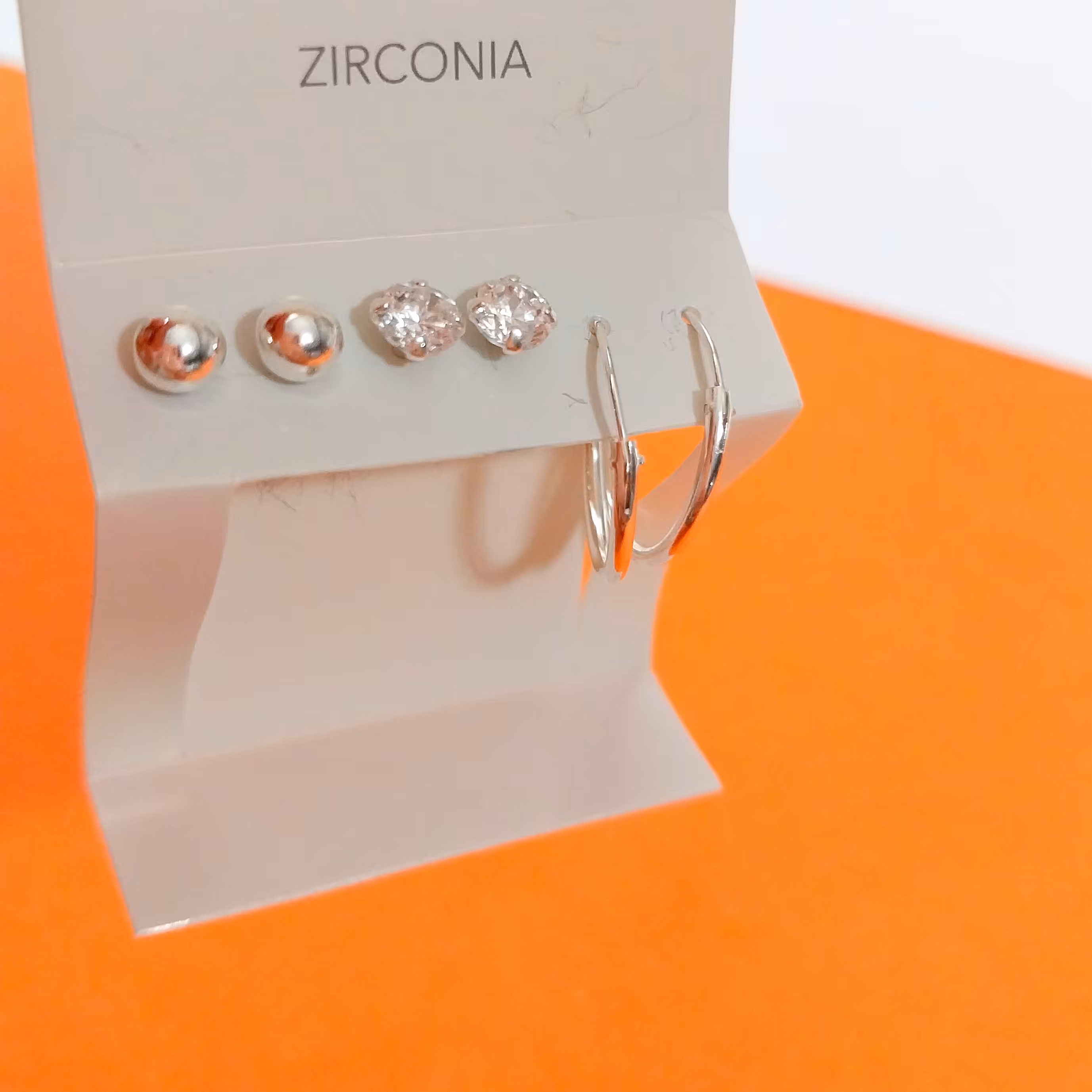 پک گوشواره نقره اصل عیار 925 حک شده