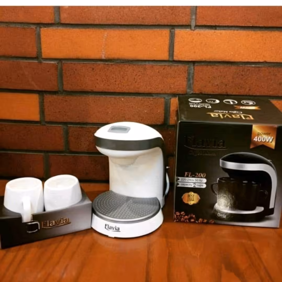 قهوه جوش برقی دونفره فلاویاFlavia (همراه با برگه ضمانت کالا) قهوه ساز