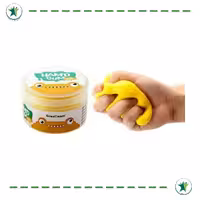 خمیر پاتی رنگ زرد( سختی 1 از 4 ) مخصوص تقویت عضلات دست (کاردرمانی)