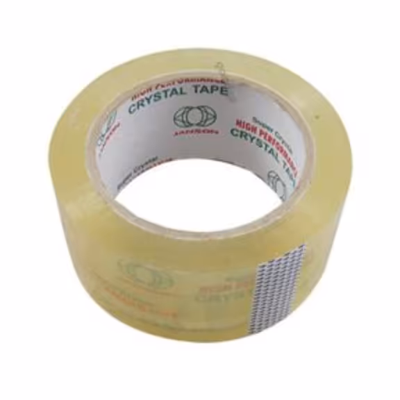 چسب نواری کریستال 90 پهن یارد 48 میلیمتر ( 50 میکرون ) جانسون