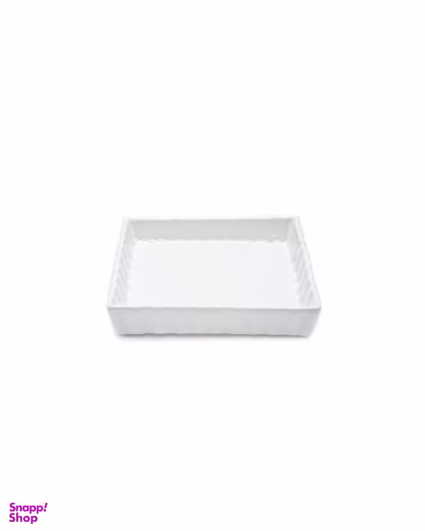 ظرف سرو تارت مدل مربع سرامیکی