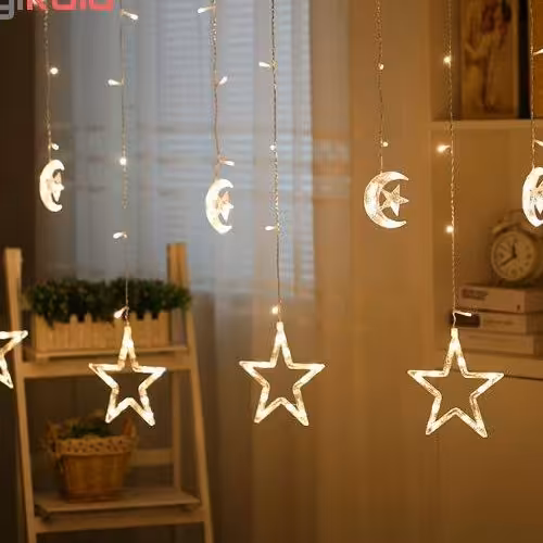 ریسه ماه و ستاره بزرگ آفتابی دونیم متر