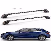 نوار محافظ خودرو مشکی AUDI A3 SPORTBACK 2022 2024 TRX2 CARRIER LOCKED SEARFALL CABER BAR Thunder