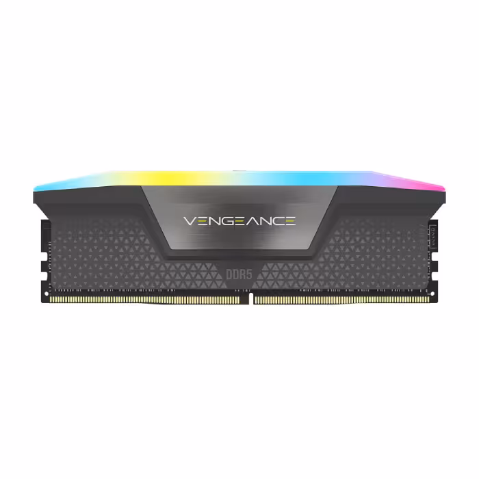 رم کامپیوتر DDR5 تک کاناله 5200 مگاهرتز CL40 کورسیر Vengeance RGB ظرفیت 16 گیگابایت