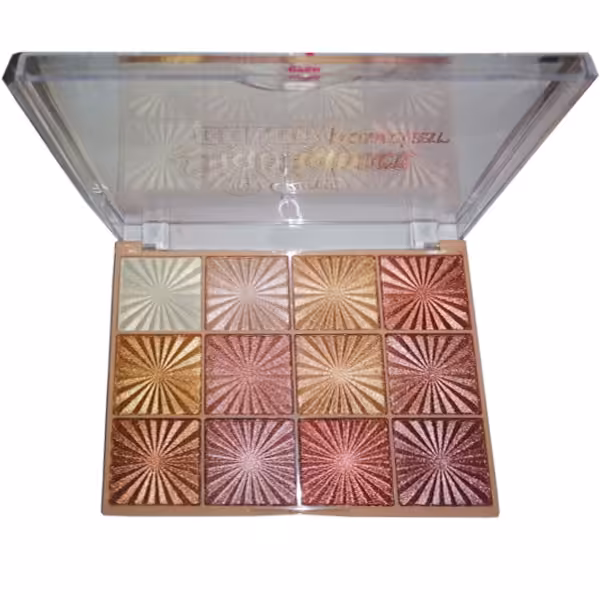 پالت هایلایتر مینی کیو مدل شمشی کد 12