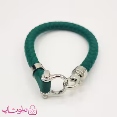 دستبند امگا رابر سبز تیره مردانه زنانه کیفیت مستر