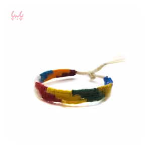 دستبند طرح قشقایی مدل رنگارنگ