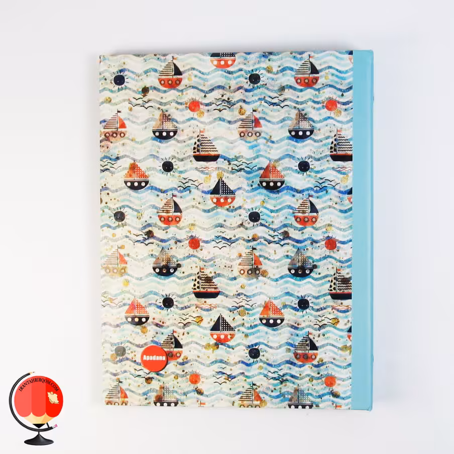 دفتر کلاسوری 100 برگ طرح کشتی آپادانا