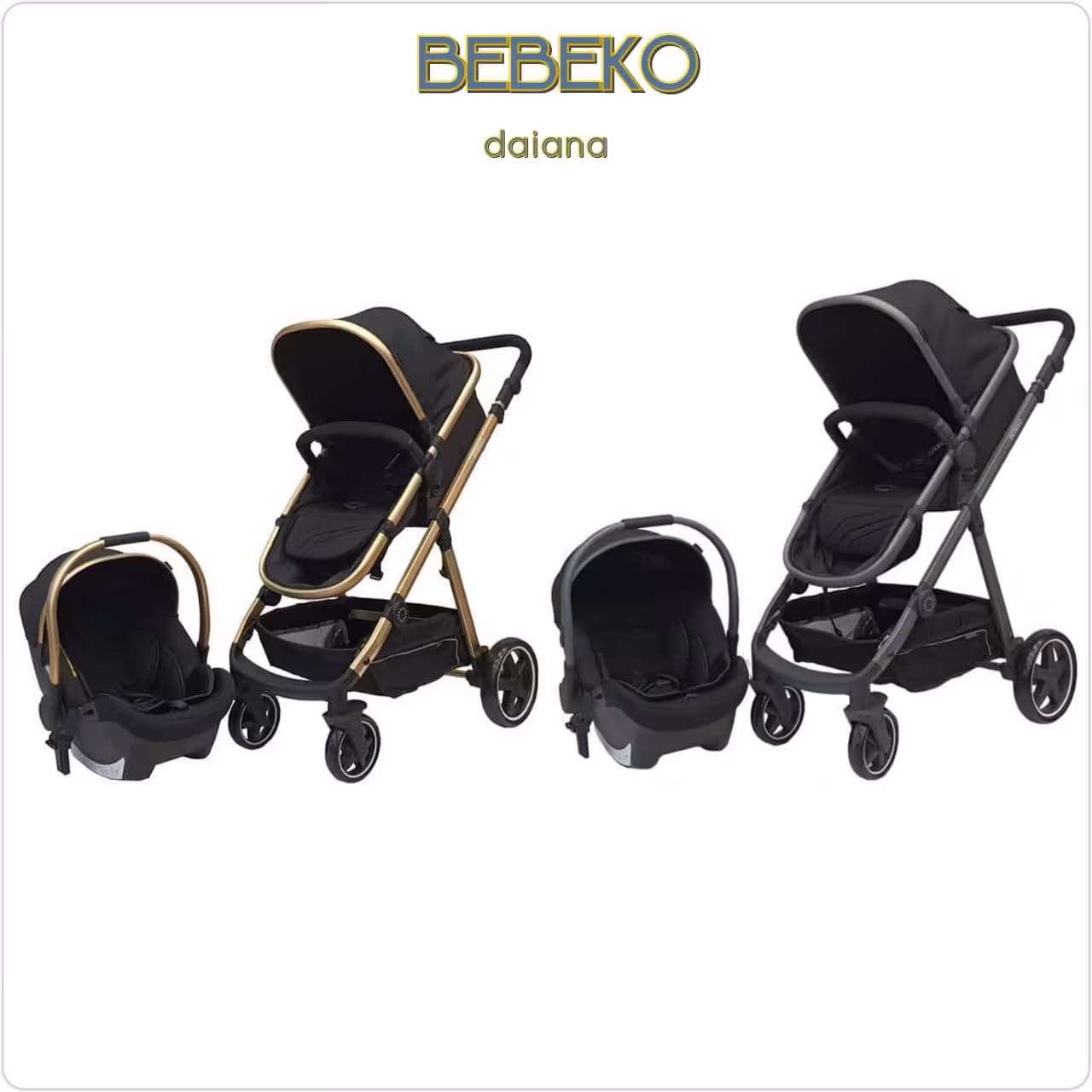 ست کالسکه ببکو bebeko مدل دیانا dayana stroller