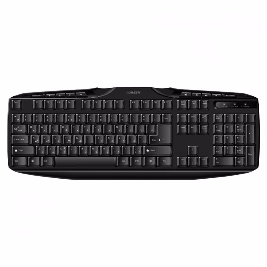 کیبورد گرین مدل GK-302 با حروف فارسی