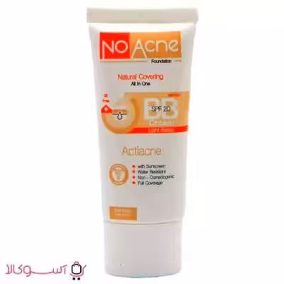 بی بی کرم نو آکنه مدل natural covering حجم 40 میل