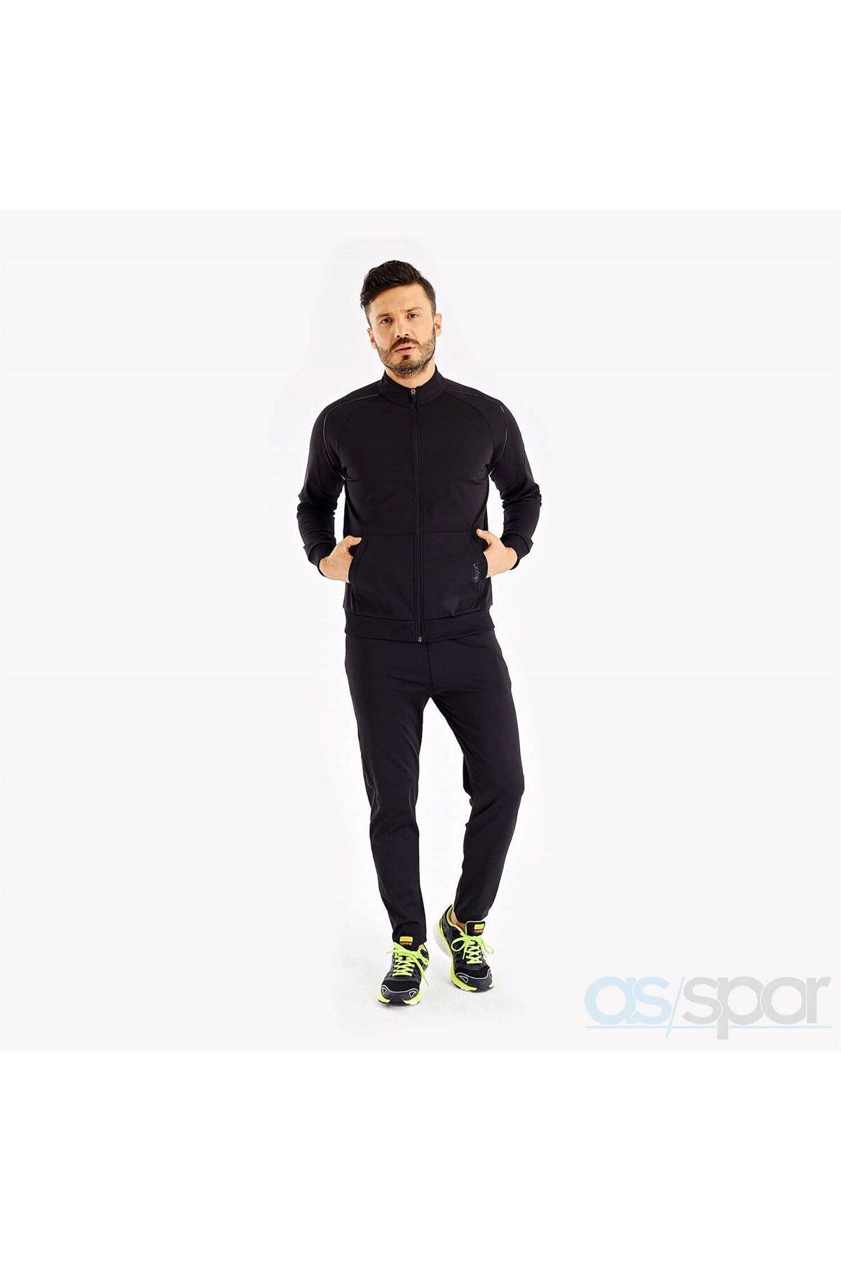 سویشرت ورزشی مشکی مردانه سیاه 3202318 پلی کوین م uhlsport