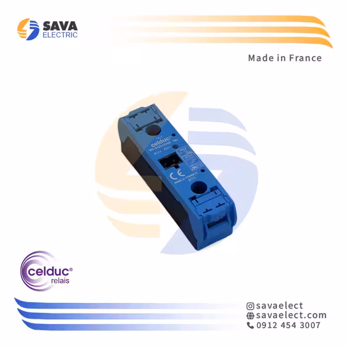 خرید رله الکترونیکی (SSR) تک فاز باریک 25 آمپر SU942460 سلدوک فرانسه | ساوا الکتریک